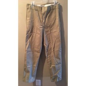 Dickies Pants Khaki Tan Beige 874 Original Fit Men's Work Wear Pants Sz 32x32